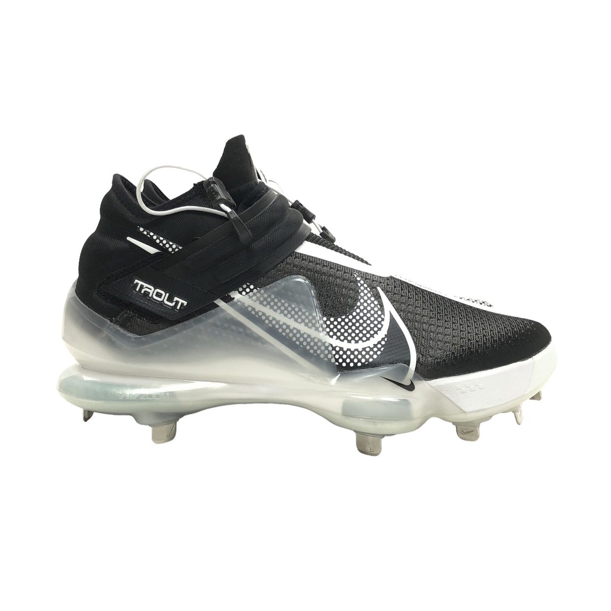 Nike Force Zoom Trout 7 Dynamic Baseball Cleats Men Size 8.5 Black