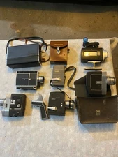 Vintage Bell & Howell AutoLoad Electric Eye Zoomatic 8mm Argus Camera Lot of 6