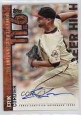 2015 Topps Career High Auto Erik Cordier #CHA-EC Auto 0re5