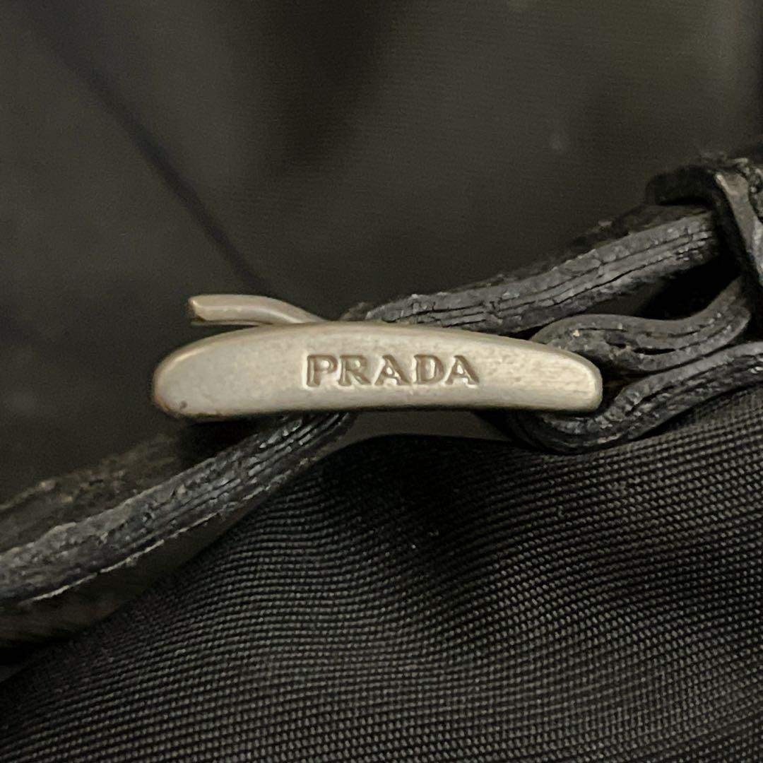 Prada Drawstring Mini Backpack Triangle Logo Back… - image 12
