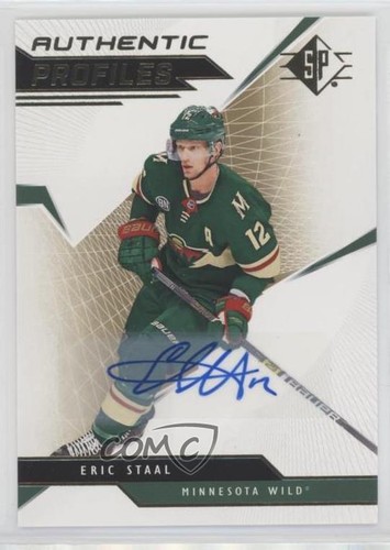 Eric Staal #AP-ES card from 2018 SP Authentic Profiles Signature