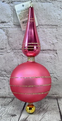 Christopher Radko Joya Reflector A Adorno Oro Rosa 9.5 pulgadas 86-016-1 - Imagen 8 de 12