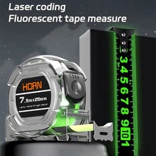 Fluorescent Steel Inch Tape Measure 3m-10m Precision Self Lock Metric Measuring