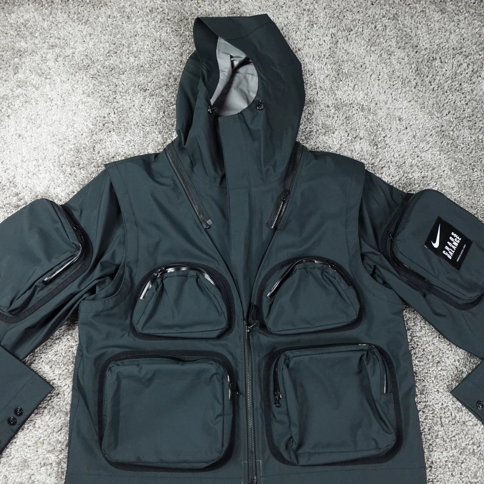 Undercover X Nike Jun Takahashi Jacket Coat Adult Small Chaos Balance Black - Image 2 of 4