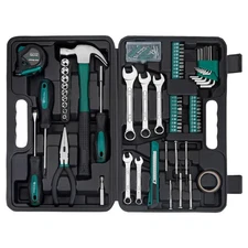 CARTMAN 148 Piece Automotive and Household Tool Set Perfect for Car Enthusiasts