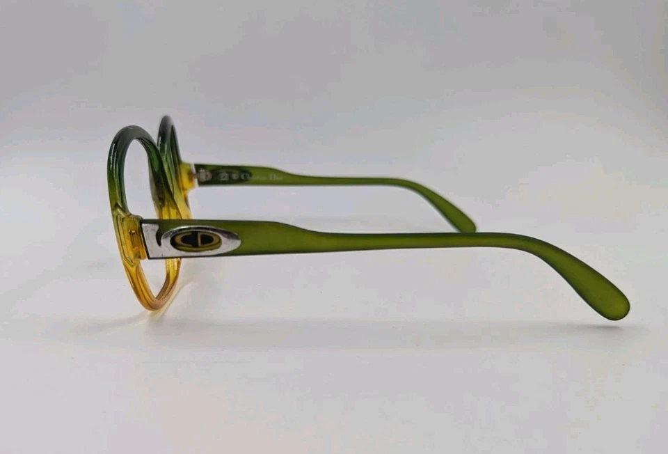 Monturas de gafas cuadradas verdes Christian Dior 2051 60 de colección Rx 54-17 130 mm Foto 4 de 4