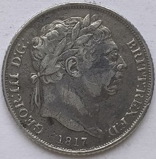 1817 George III Sixpence Coin 9.25 Very Fine Collectable Grade