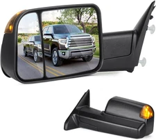 Towing Mirrors for Dodge Ram 1500 2009-2016, 2500 3500 2010-16 Power Heated w...