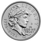 America 250 EMERGING LIBERTY DIMES 1776–2026 Uncirculated 2 Rolls Set - P & D * — photo 4
