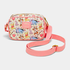 Loungefly Disney Winnie the Pooh Small Pink Multicolor Crossbody Bag