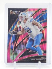 TATE RATLEDGE 2025 SELECT CLUB LEVEL ROOKIE PINK SHOCK PRIZM #270 LIONS Q5759
