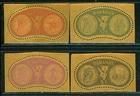 BAHAMAS 284-87 SG327-30 MNH 1968 First Gold Coins set of 4 CV$5