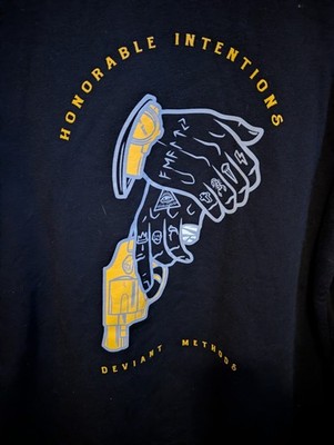 Ironsmith Honorable Intentions Deviant Methods Black XL Extra Large Hoodie