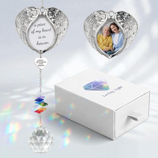 Memorial Crystal Suncatcher, Personalized Design Bereavement Gift Idea, Sympath