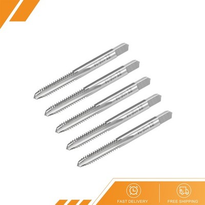5pcs - Machine Tap 10-24 UNC Thread 2B Class 3 Flutes High Speed Steel
