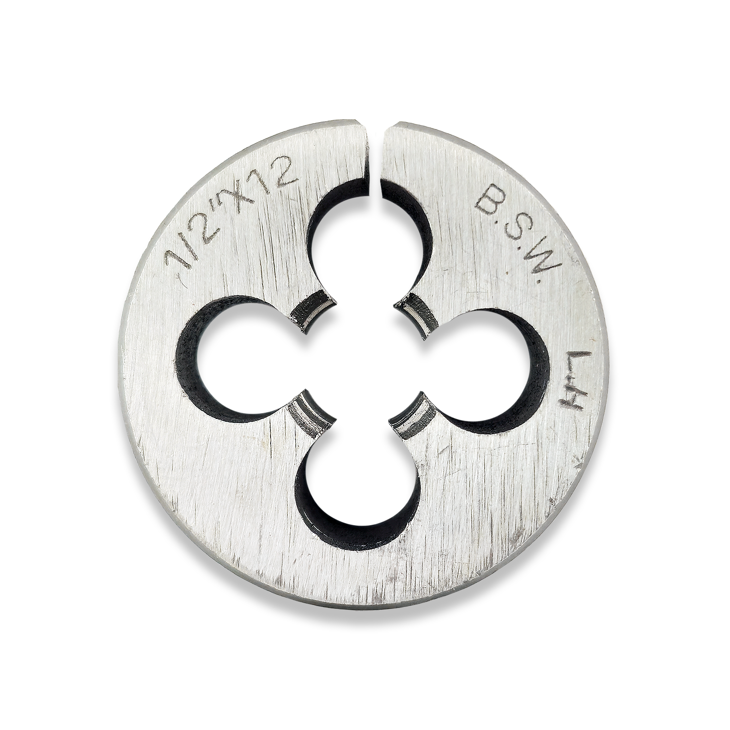 1/2"" BSW DIE LEFT HAND THREAD 12TPI ROUND THREADING DIE 1/2 BSW LH RDGTOOLS