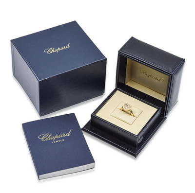 Chopard Happy Diamonds Heart Ring in 18K Rose Gold, 13.2 g., with box&paper