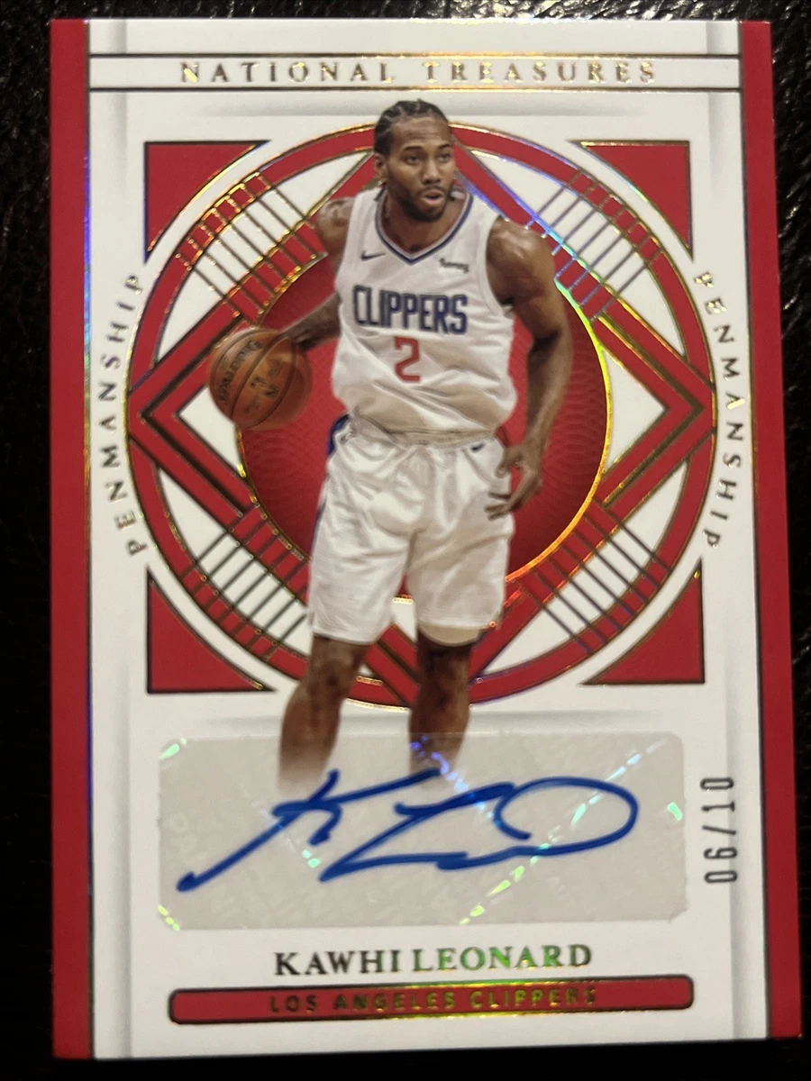 Panini Kawhi Leonard Basketball Autographed Sports Trading Cards
