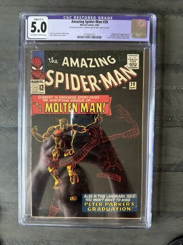 Amazing Spider-Man #28 Sept 1965 CGC 5.0 Slight (C-1) Restoration