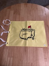 Jack Nicklaus Autographed Undated Masters Flag JSA Certified