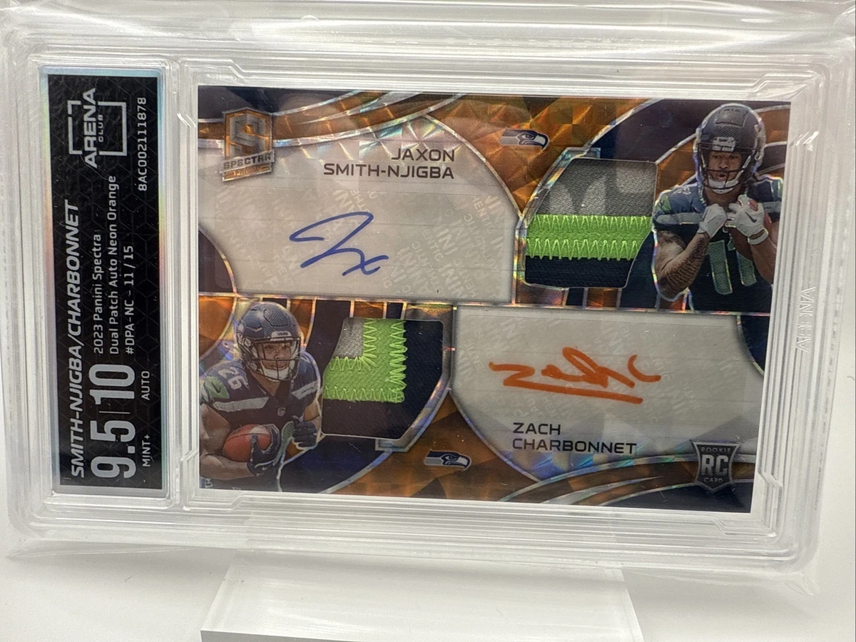 ハカン・チャルハノール PANINI 自筆サイン auto パッチ 2023 2023 Panini Spectra Jaxon Smith-Njigba Zach Charbonnet #DPA-NC for