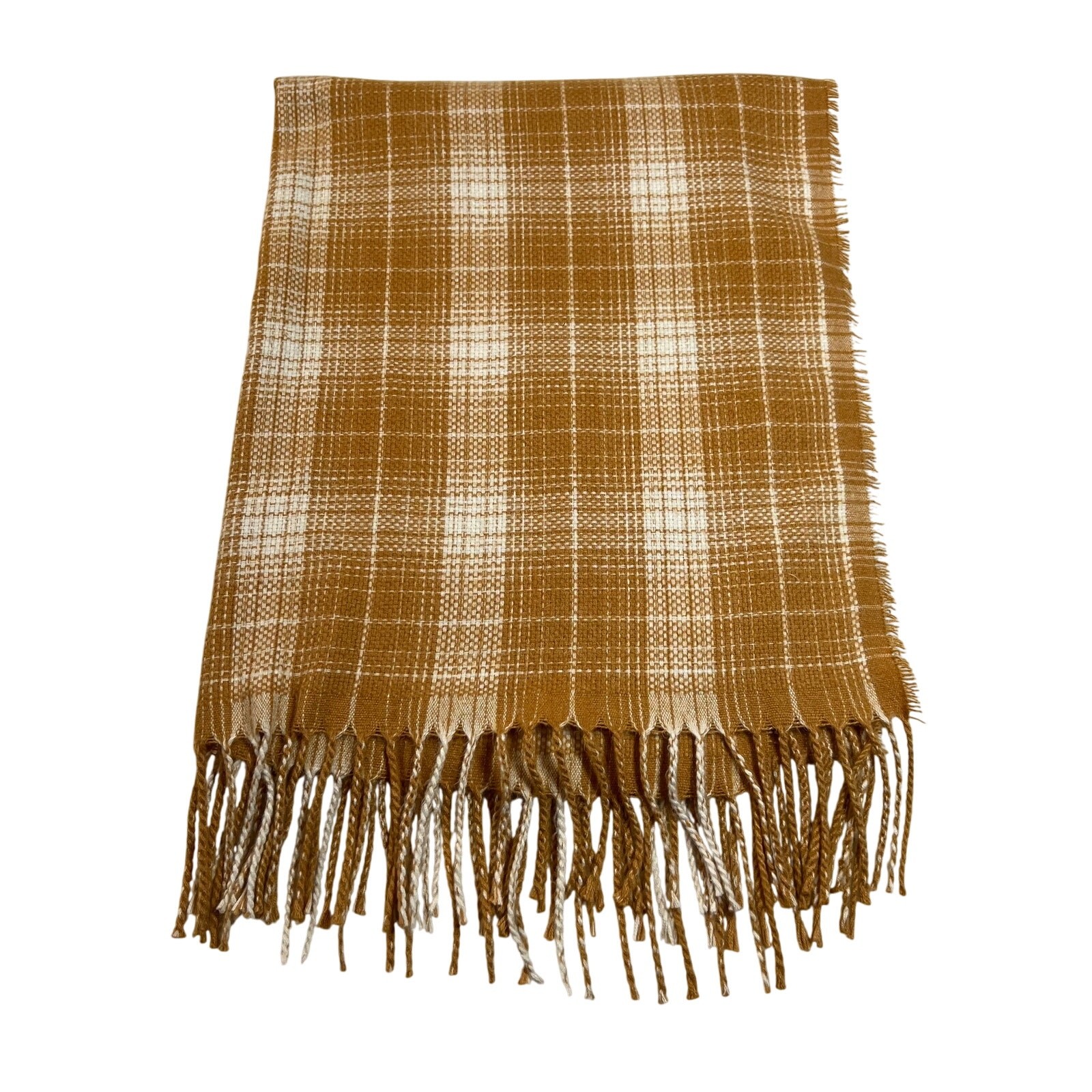 Universal Thread Plaid Flannel Rectangle Scarf w/… - image 2