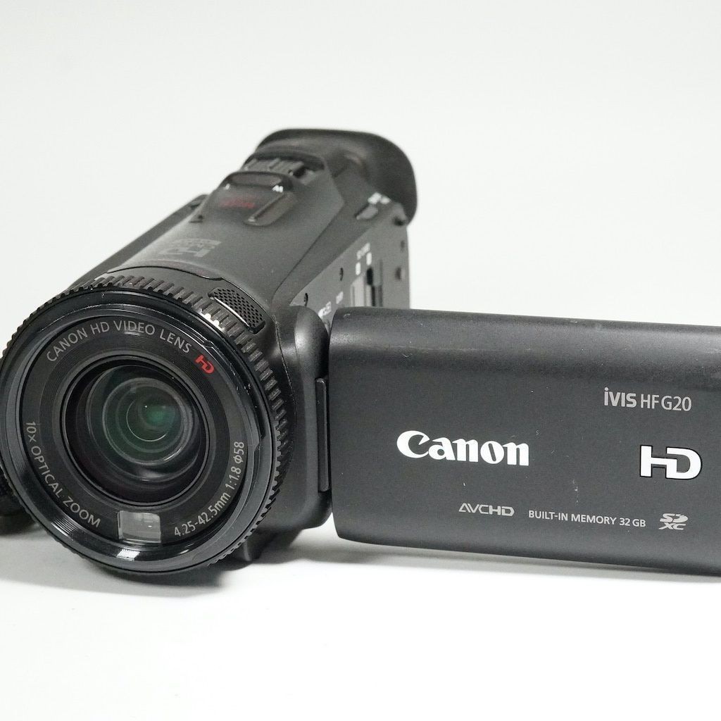 Canon iVIS HF G20 HD Digital Video Camera Camcorder Black tested