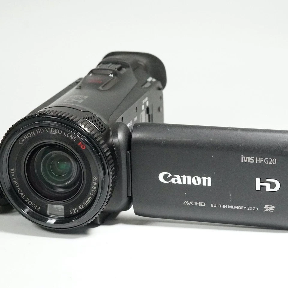 Canon iVIS HF G20 HD Digital Video Camera Camcorder Black tested - Image 4 of 4