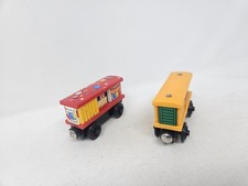 Thomas Friends Wooden Railway Orange Birthday Box Car Train Tank Engine VGUC