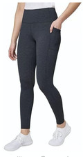 Mondetta Ladies' High Waist Garment Wash Active Legging Comfort Stretch Size M