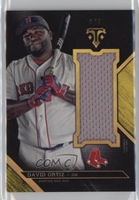 2016 Topps Triple Threads Unity Single Jumbo Relics Gold /9 David Ortiz HOF 10ea