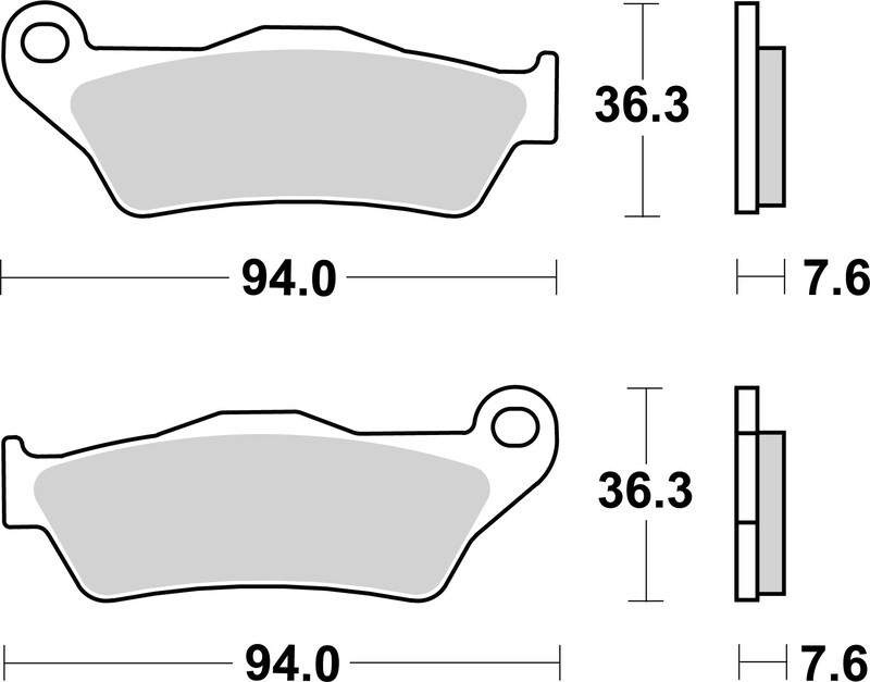 Plaquettes de frein BREMBO céramique carbone 07BB04CC performance premium