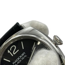 Panerai Radiomir Black Seal Logo PAM00380 Black from Japan #560 8
