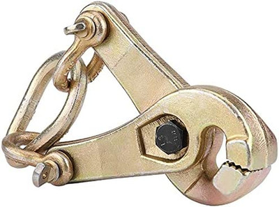 Scissor Clamp, 3 Ton Self-Tightening Scissor Clamp Serrated Jaw Pulling,Auto Bo