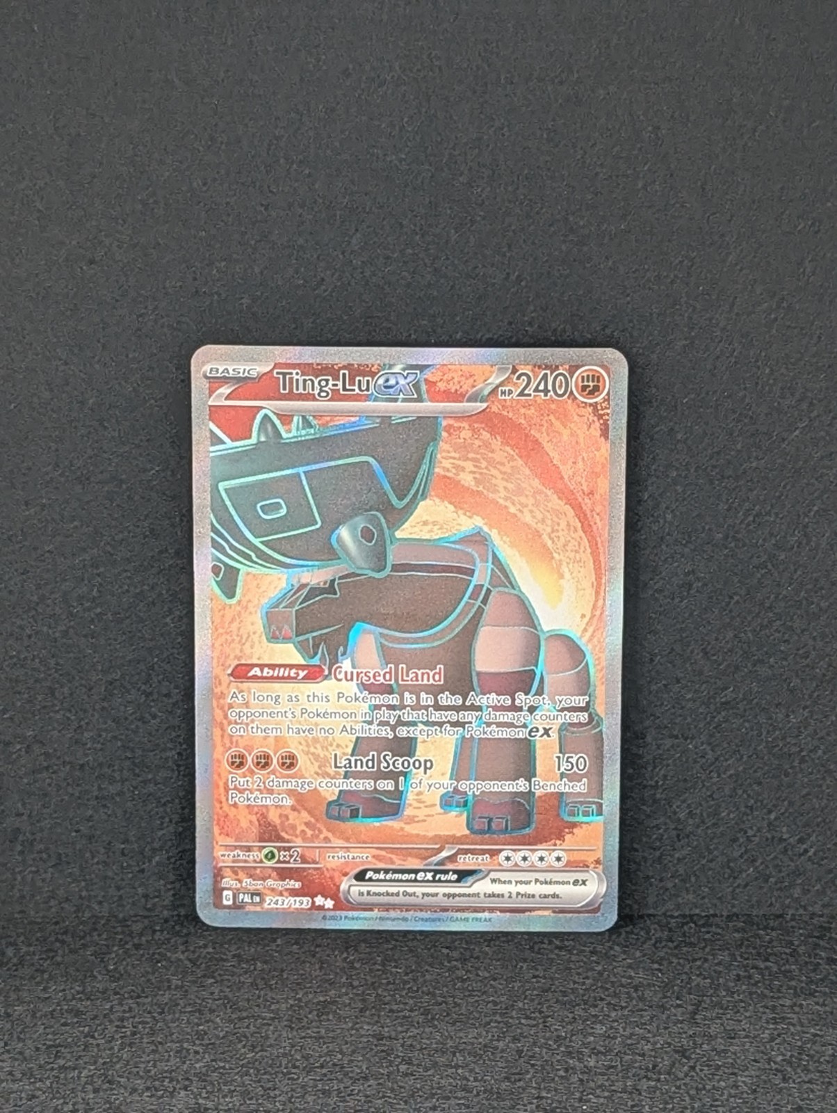 Ting-Lu ex - 243/193 - Pokemon Paldea Evolved Full Art Ultra Rare Card NM