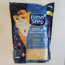 Fresh Step Crystals Color Health Monitoring Cat Litter Unscented 7 Pounds
