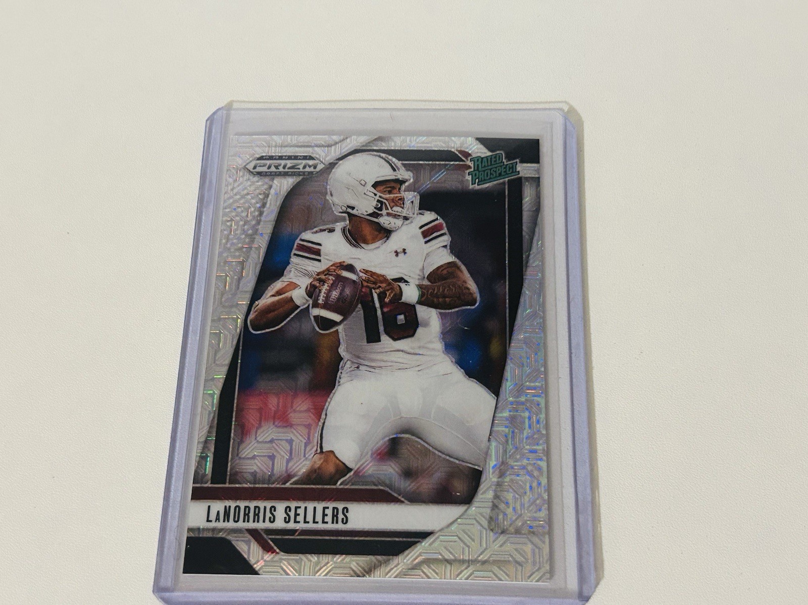 2025 Prizm Draft Picks LaNorris Sellers Mojo Prizm Rated Prospect /25 #165 🔥