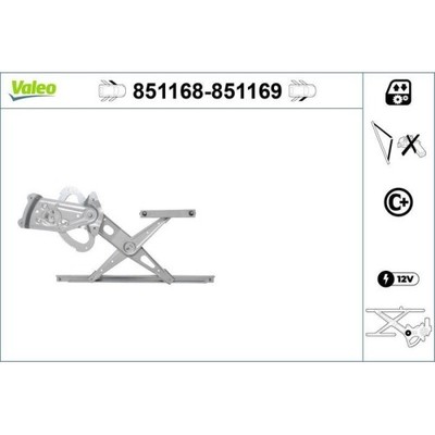 Fensterheber Valeo 851168 für Renault Vorne Links