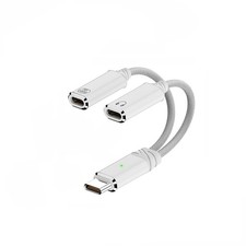 2-in-1 USB C to C Cable, PD 100W Charging  Audio Headphone Adapter with...
