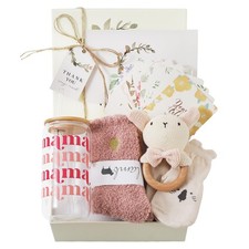New Mom  Baby Gift Set  Pregnancy  Baby Shower Gifts for Her  Pink Mama Glas