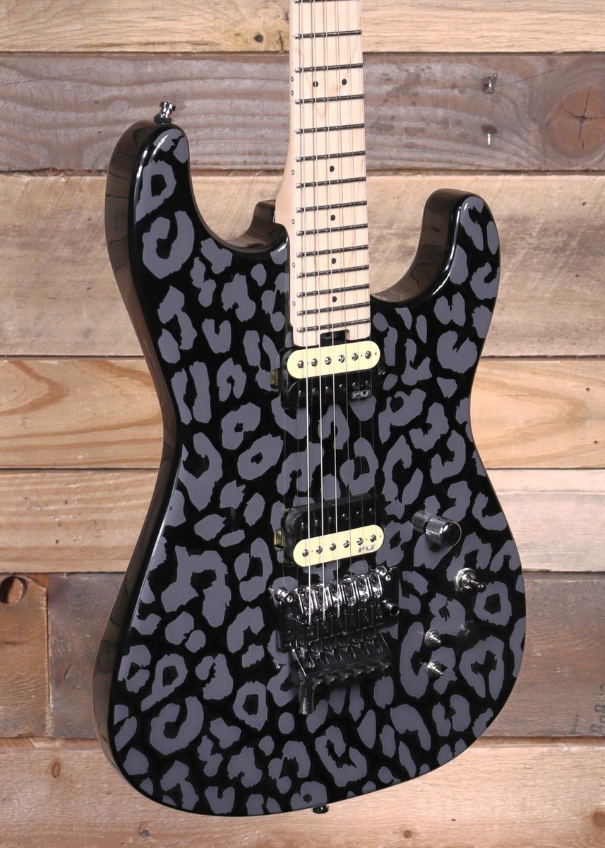 FU-Tone FU PRO Michael Wilton Electric Guitar Black Leopard w