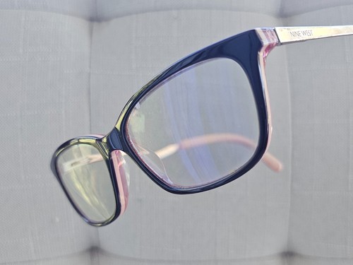 Nine West Women Eyeglasses Frame Black/Gold Tone NW5157 Glasses Eye Wear