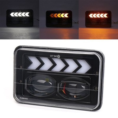 4''x6''  Square Scheinwerfer Spot High Abblendlicht Offroad Fit Truck Wrangler