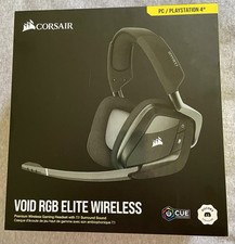 Wireless Gaming Headset Void RGB Elite Wireless for PC, PS4 - Carbon