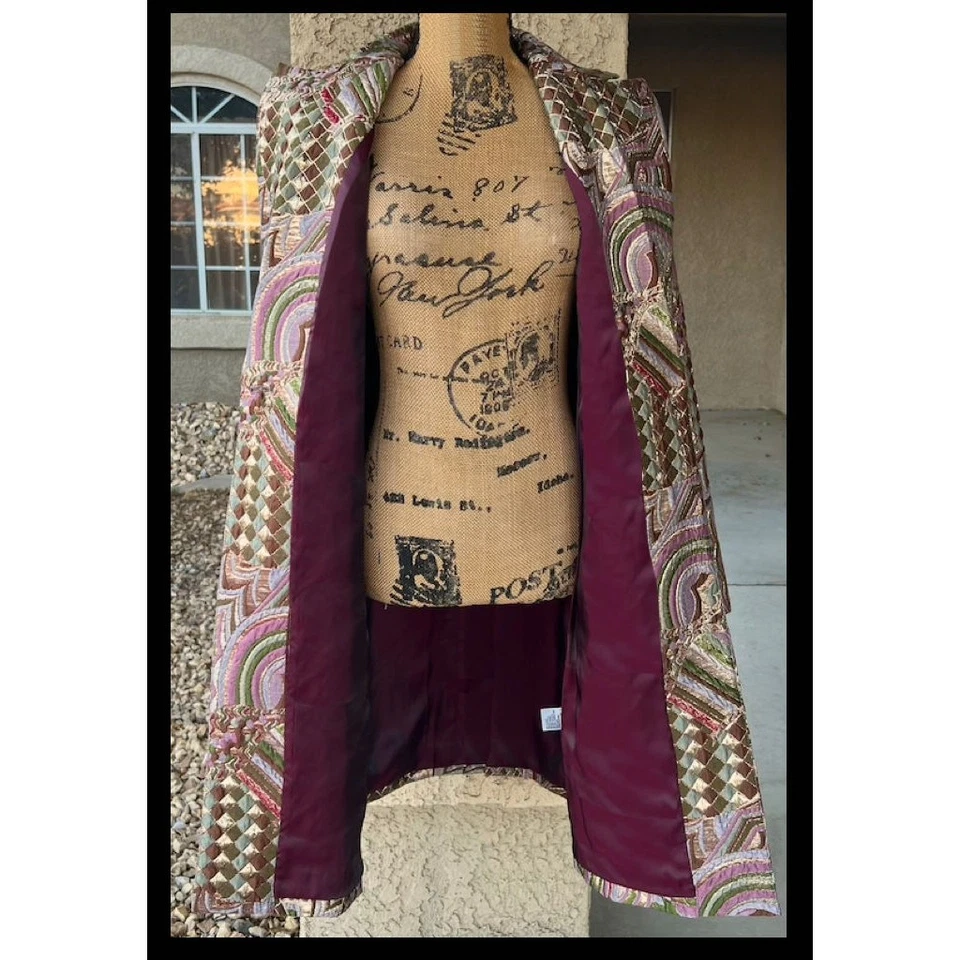 Elcetera Spankling Multi Metallic Colors Blazer Size 6 NWT - Image 4 of 4