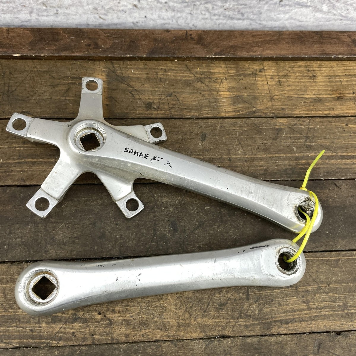 Vintage SR Sakae Crankset 170mm 5-Bolt 110 BCD Square Taper Road