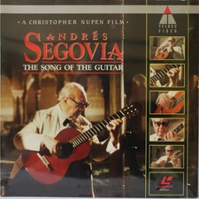 ANDR S SEGOVIA The SONG of the GUITAR MUSIC Rare LASERDISC Edition NEW SEALED