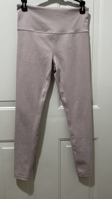 Athleta Elation Tights Small Petite Lilac Sky Pink Lavender Powervita Yoga EUC