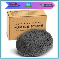 Maryton Natural Pumice Stone for Feet Lava Foot Exfoliator Callus Remover 1 C...