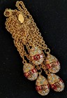 Joan Rivers Faberge Russian Egg 32" Necklace MM 2000 Millennium Dazzling — photo 3